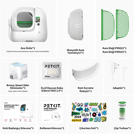 Petkit Purobot Max Pro 2 Akıllı Kedi Tuvaleti