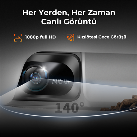 Petkit Yumshare Kameralı Çift Hazneli Akıllı Mama Kabı