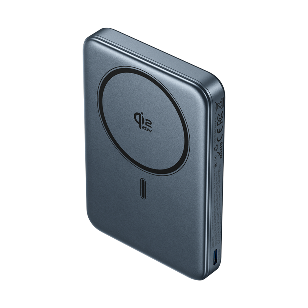 Vention 10000mAh 45W Qi2.2 Manyetik Katlanabilir Stantlı Taşınabilir Hızlı Şarjlı Powerbank Yıldız Grisi - FKU