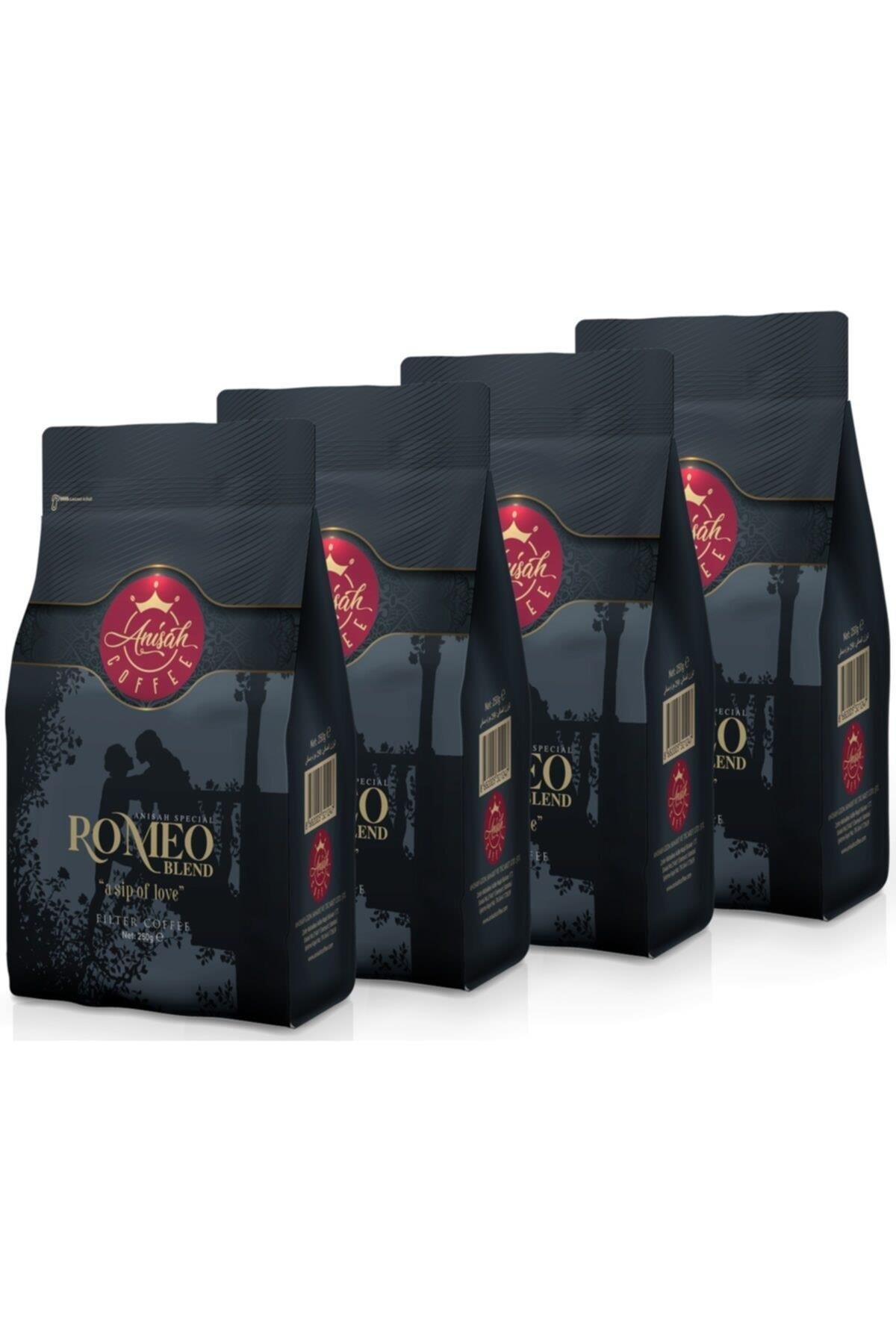 Anişah Romeo Blend Öğütülmüş Filtre Kahve 4 x 250 gr - ANISAH COFFEE