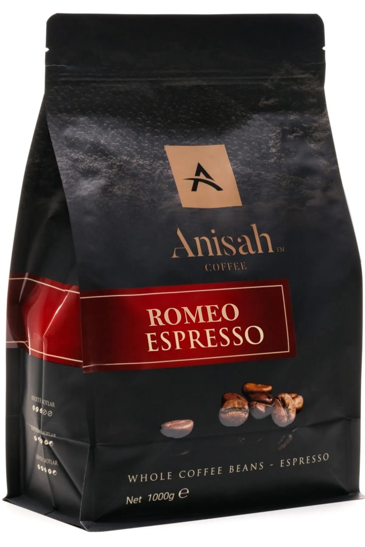 ANİŞAH ROMEO ESPRESSO KAVRULMUŞ ÇEKİRDEK 1000 GR - ANISAH COFFEE