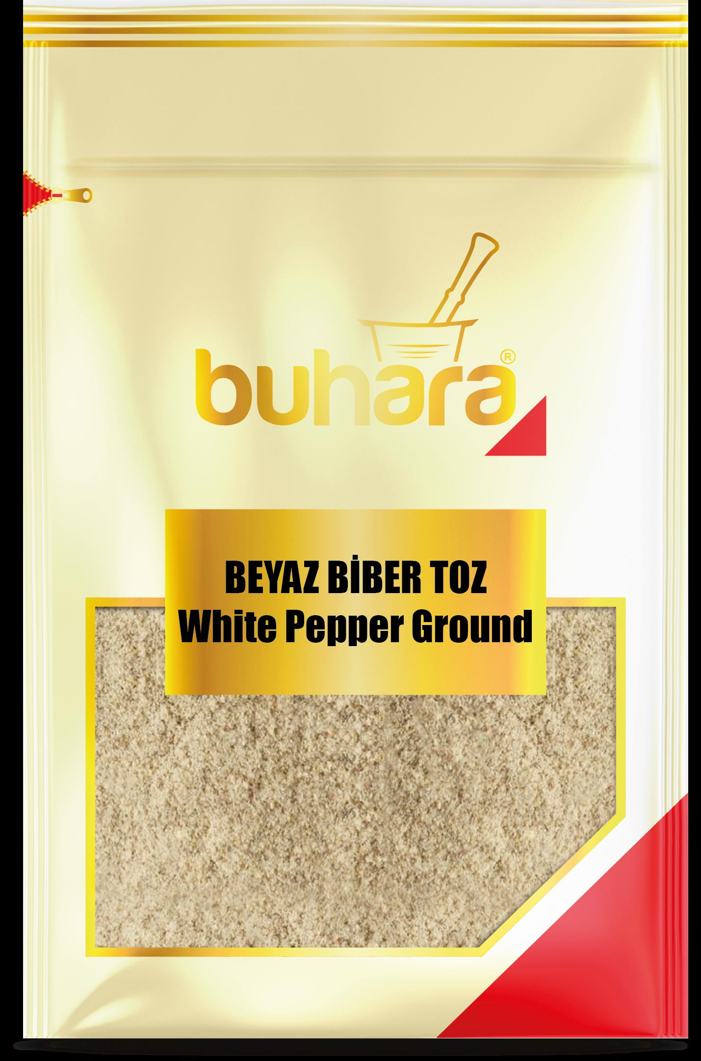 BUHARA BEYAZ BİBER TOZ 50 GR - BUHARA BAHARAT