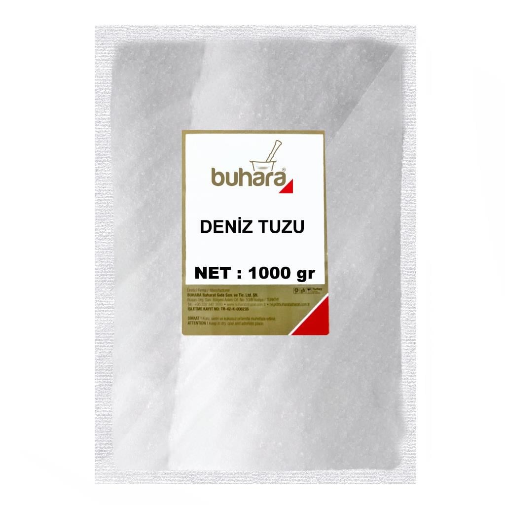 BUHARA DENİZ TUZU 1000 GR - BUHARA BAHARAT
