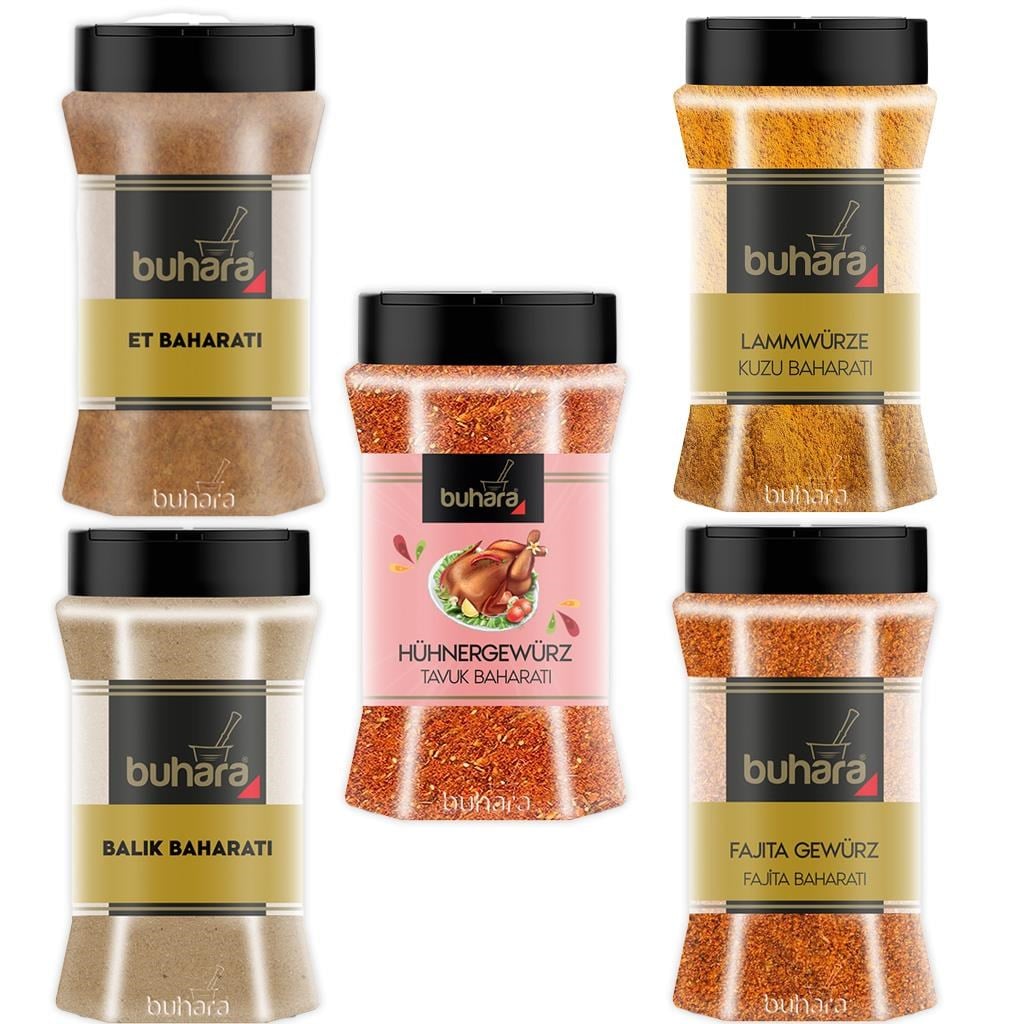 Buhara Et Grubu Baharatları 5'li Set - BUHARA