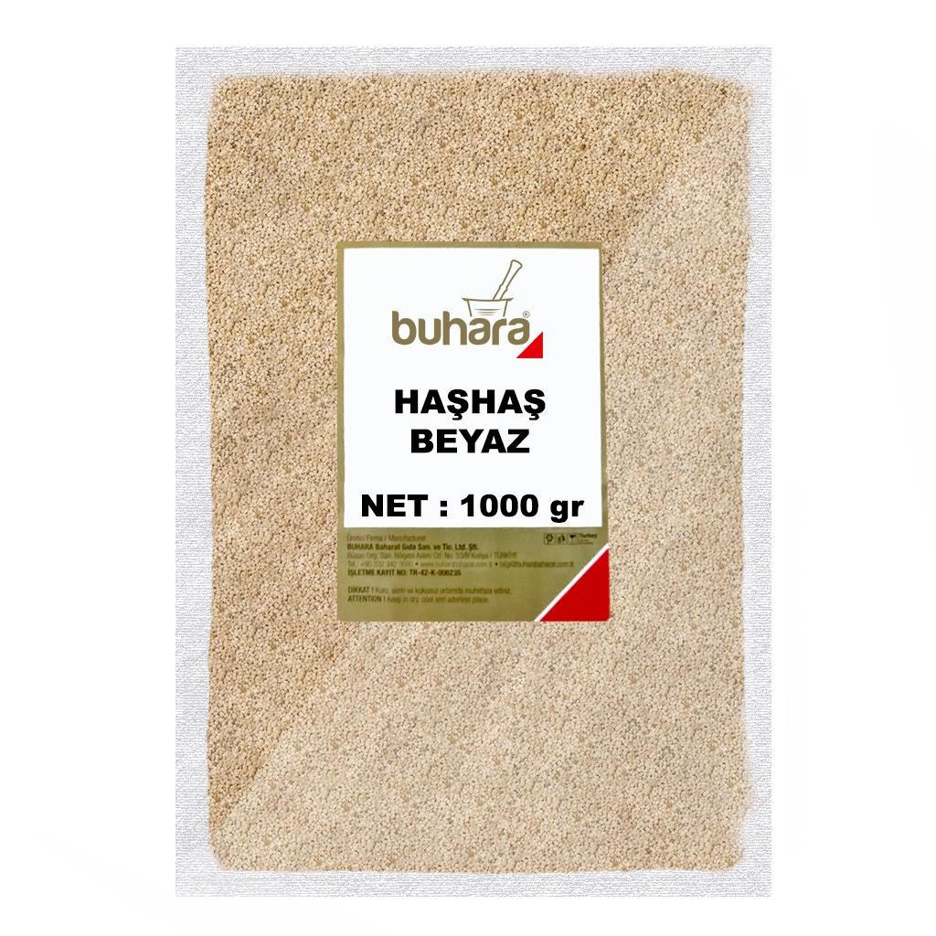 BUHARA HAŞHAŞ BEYAZ 1000 GR - BUHARA BAHARAT