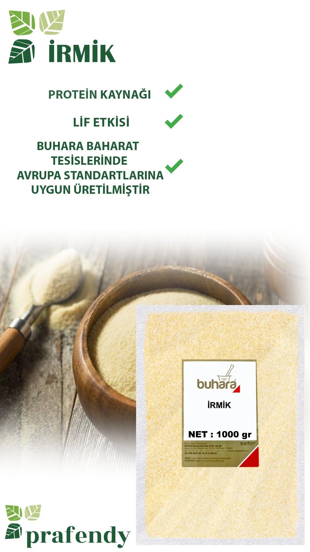 BUHARA İRMİK 1000 GR - BUHARA BAHARAT