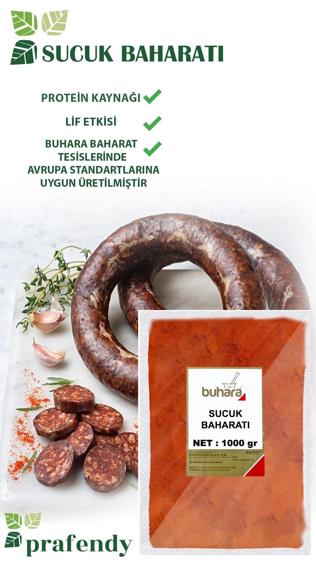 BUHARA SUCUK BAHARATI 1000 Gr - BUHARA