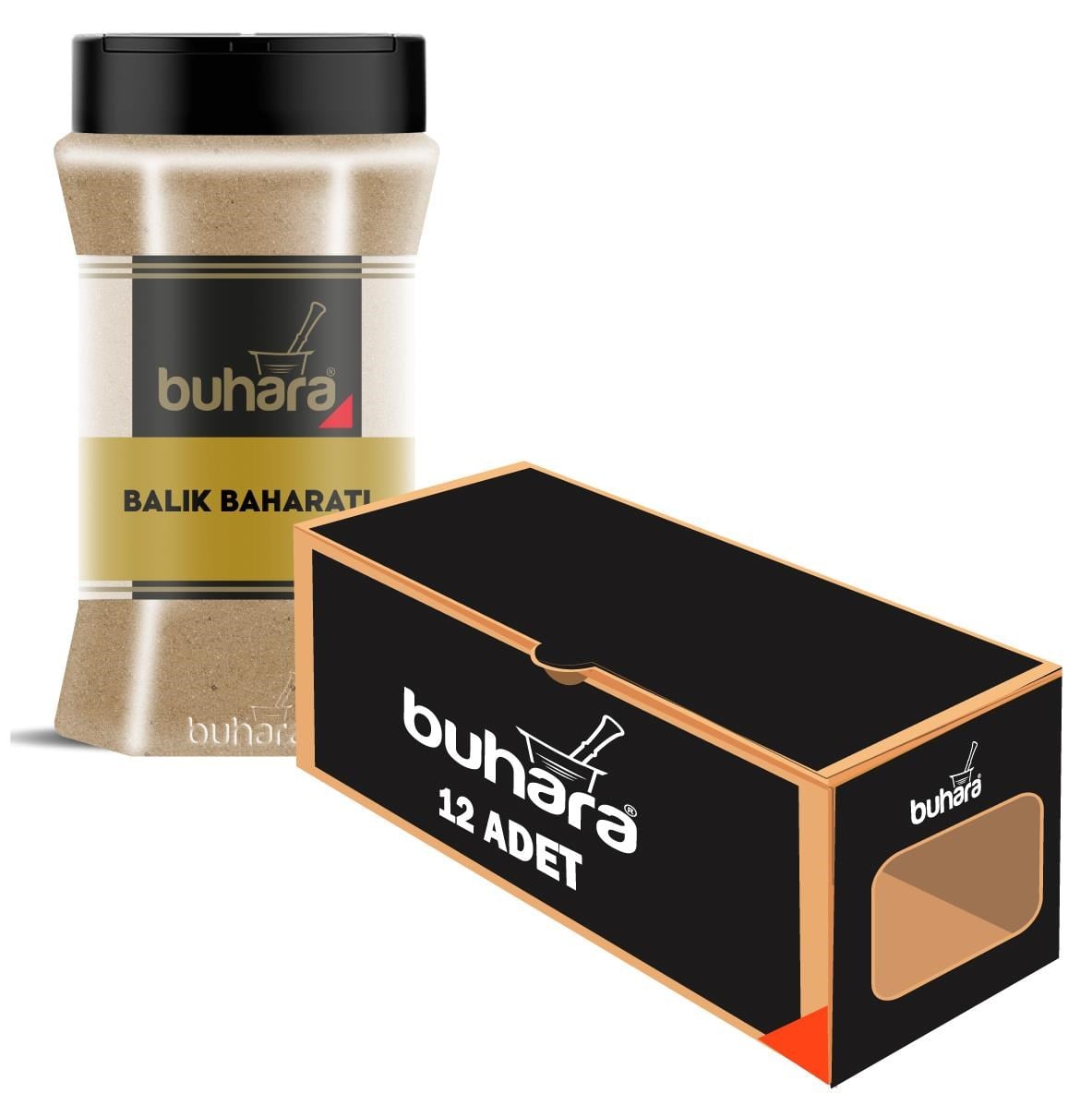 BUHARA TOPTAN BALIK BAHARATI 160 GR x 12 Ad. PET - BUHARA