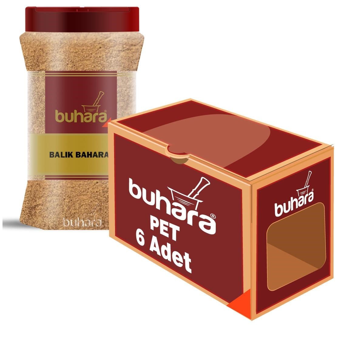 BUHARA TOPTAN BALIK BAHARATI 600 GR x 6 Ad. PET - BUHARA