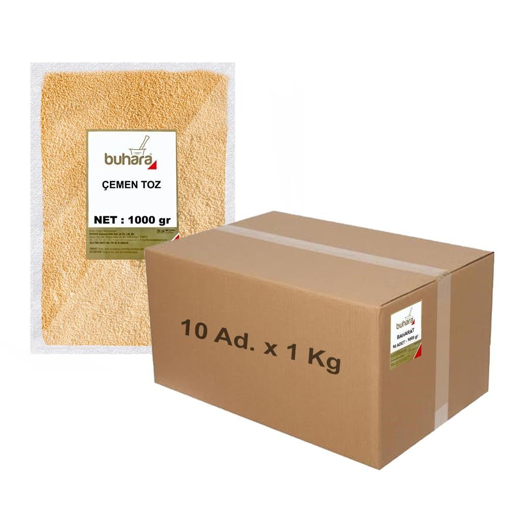 BUHARA TOPTAN ÇEMEN TOZ 1 KG x 10 Ad - 10 KG - BUHARA