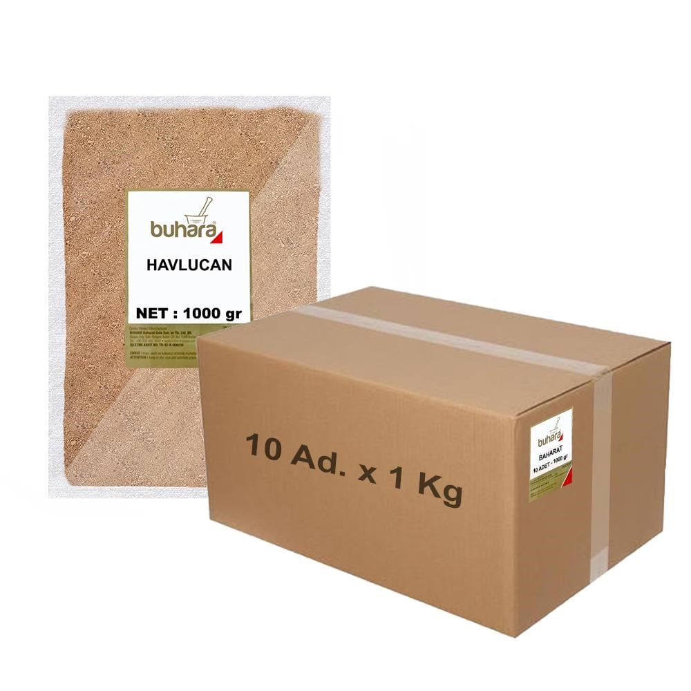 BUHARA TOPTAN HAVLUCAN TOZ 1 KG x 10 Ad - 10 KG - BUHARA