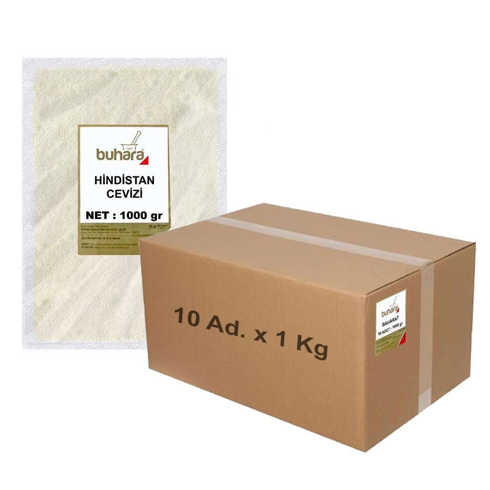 BUHARA TOPTAN HİNDİSTAN CEVİZİ 1 KG x 10 Ad - 10 KG - BUHARA