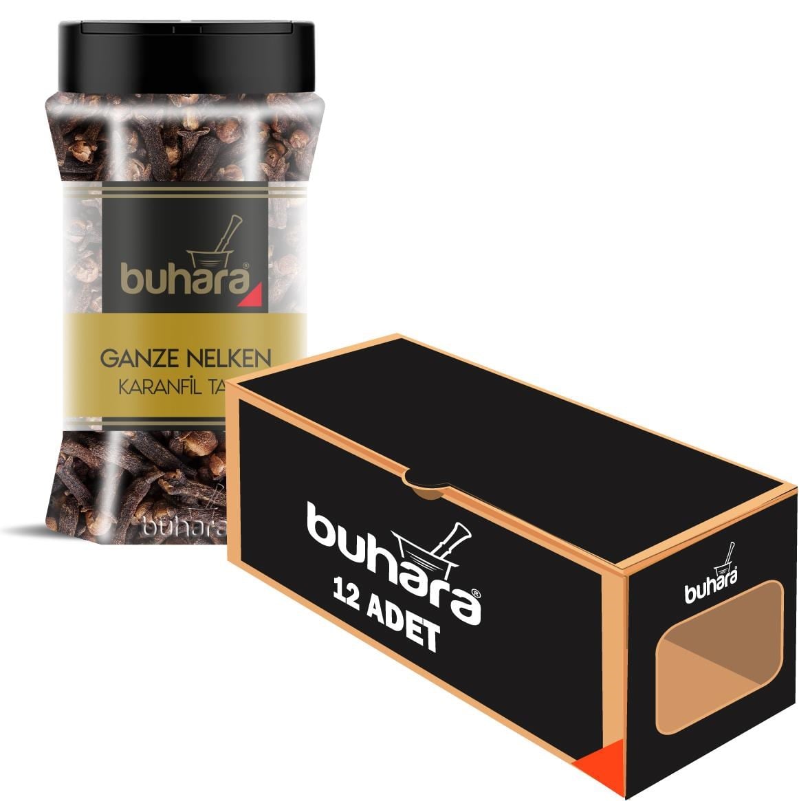 BUHARA TOPTAN KARANFİL TANE 90 GR x 12 Ad. PET - BUHARA