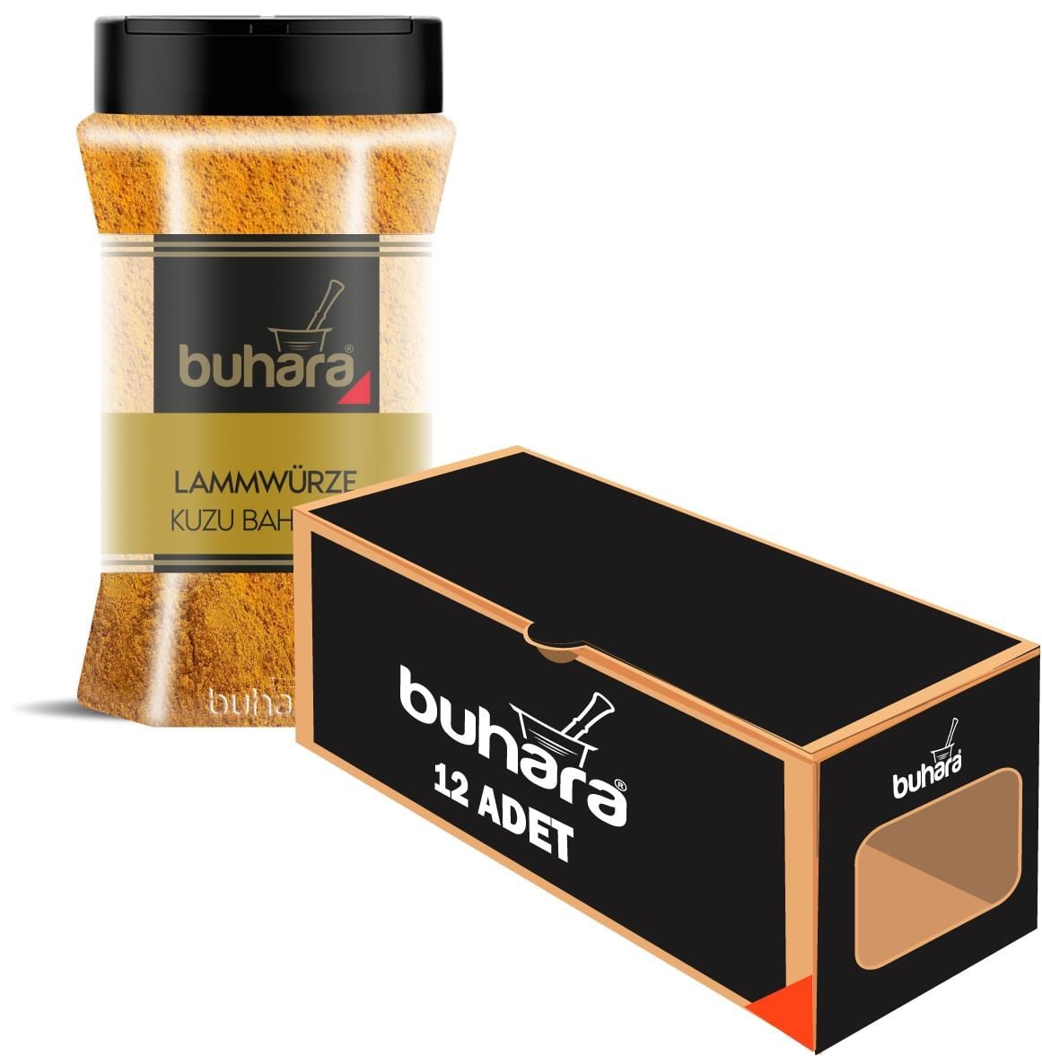 BUHARA TOPTAN KUZU BAHARATI 160 GR x 12 Ad. PET - BUHARA