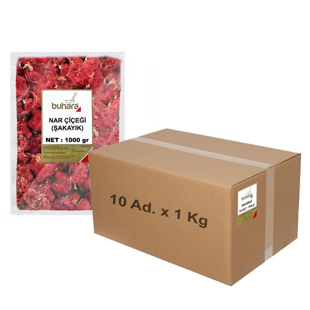 BUHARA TOPTAN NAR ÇİÇEĞİ - ŞAKAYIK 1 KG x 10 Ad - 10 KG - BUHARA