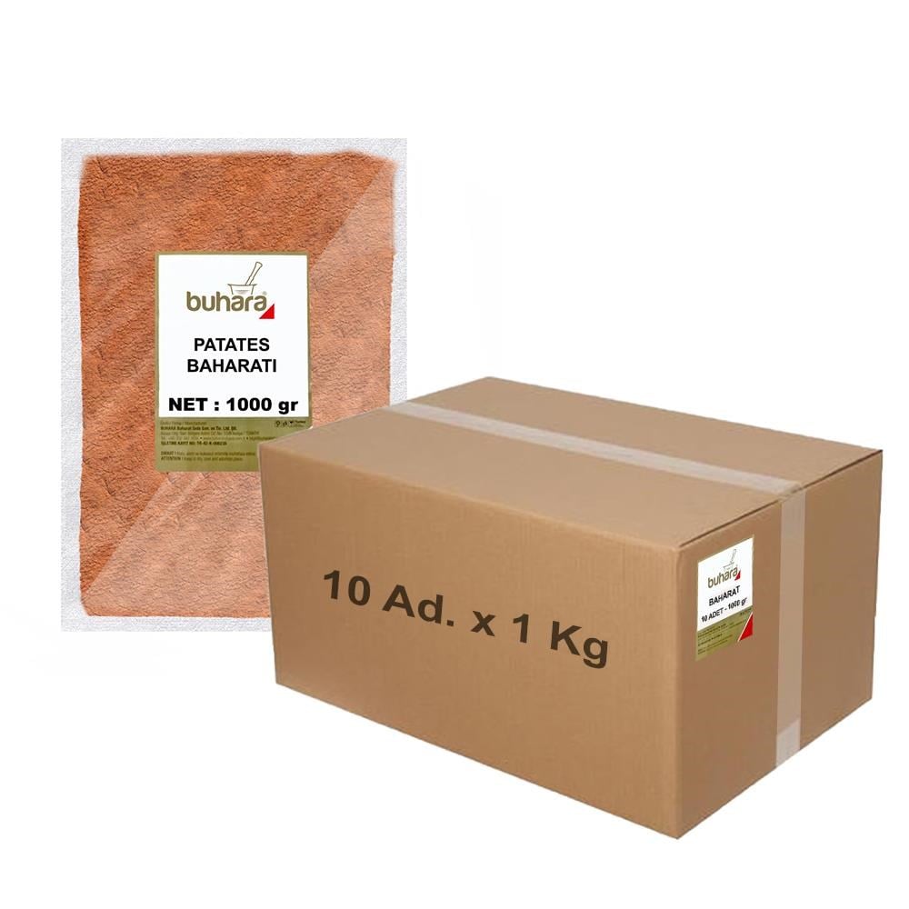BUHARA TOPTAN PATATES BAHARATI 1 KG x 10 Ad - 10 KG - BUHARA
