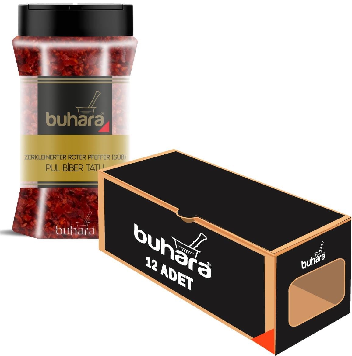 BUHARA TOPTAN PULBİBER TATLI 150 GR x 12 Ad. PET - BUHARA