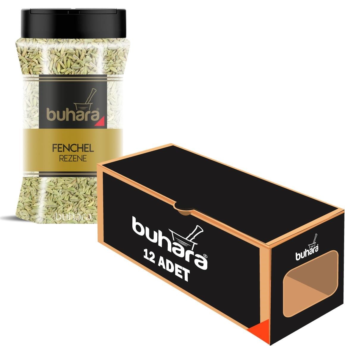 BUHARA TOPTAN REZENE TANE 100 GR x 12 Ad. PET - BUHARA