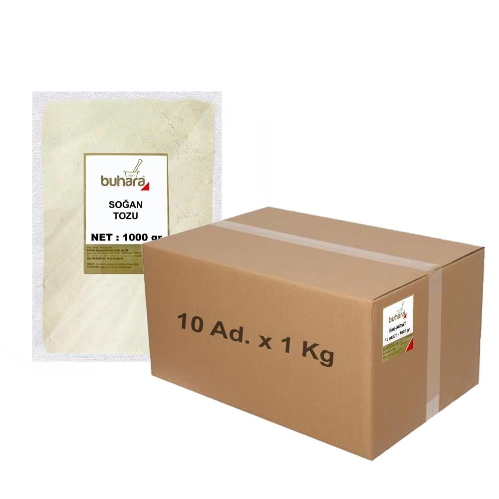 BUHARA TOPTAN SOĞAN TOZU 1 KG x 10 Ad - 10 KG - BUHARA