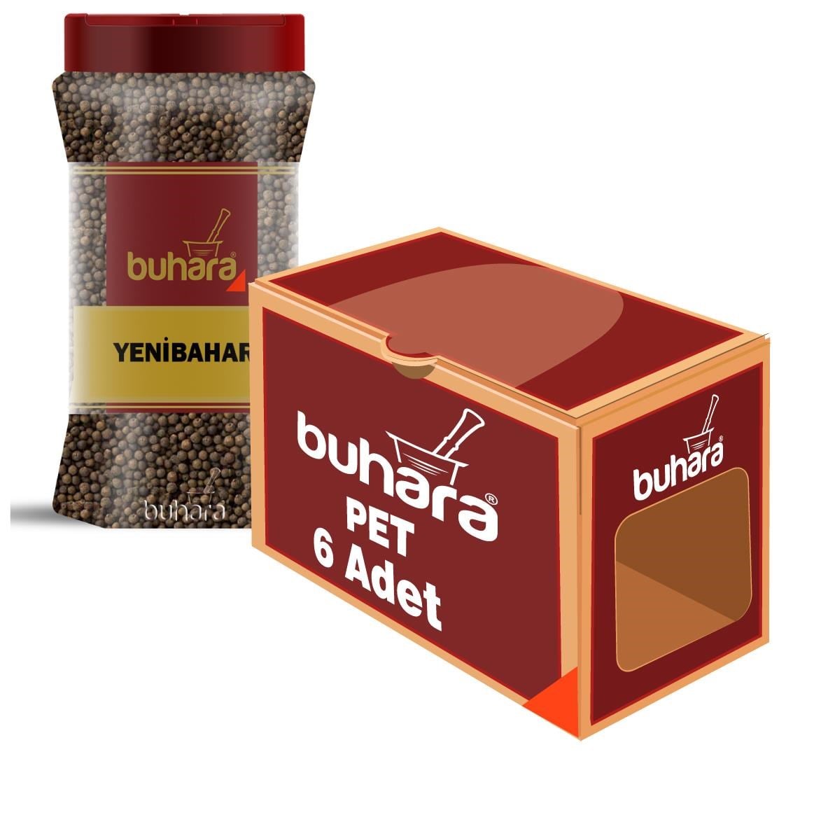 BUHARA TOPTAN YENİ BAHAR TOZ 500 GR x 6 Ad. PET - BUHARA