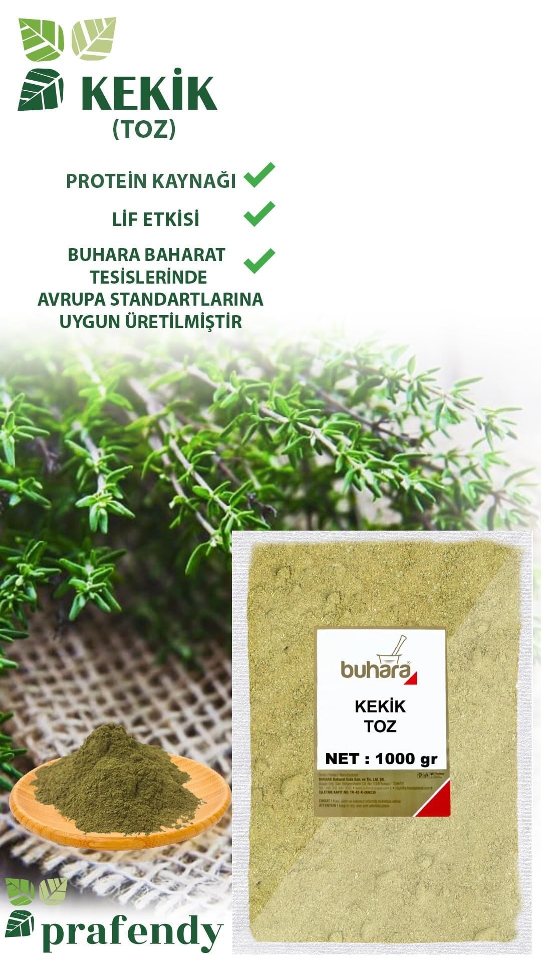 BUHARA TOZ KEKİK 1000 GR - BUHARA BAHARAT