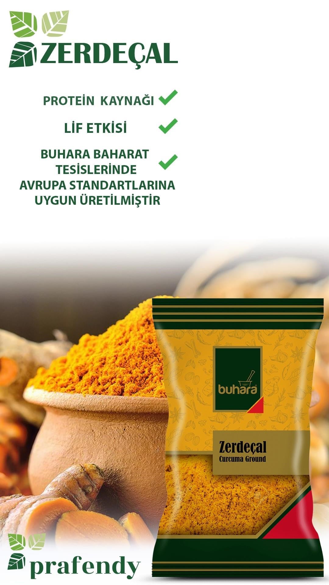 BUHARA ZERDEÇAL TOZ 50 GR  - BUHARA BAHARAT
