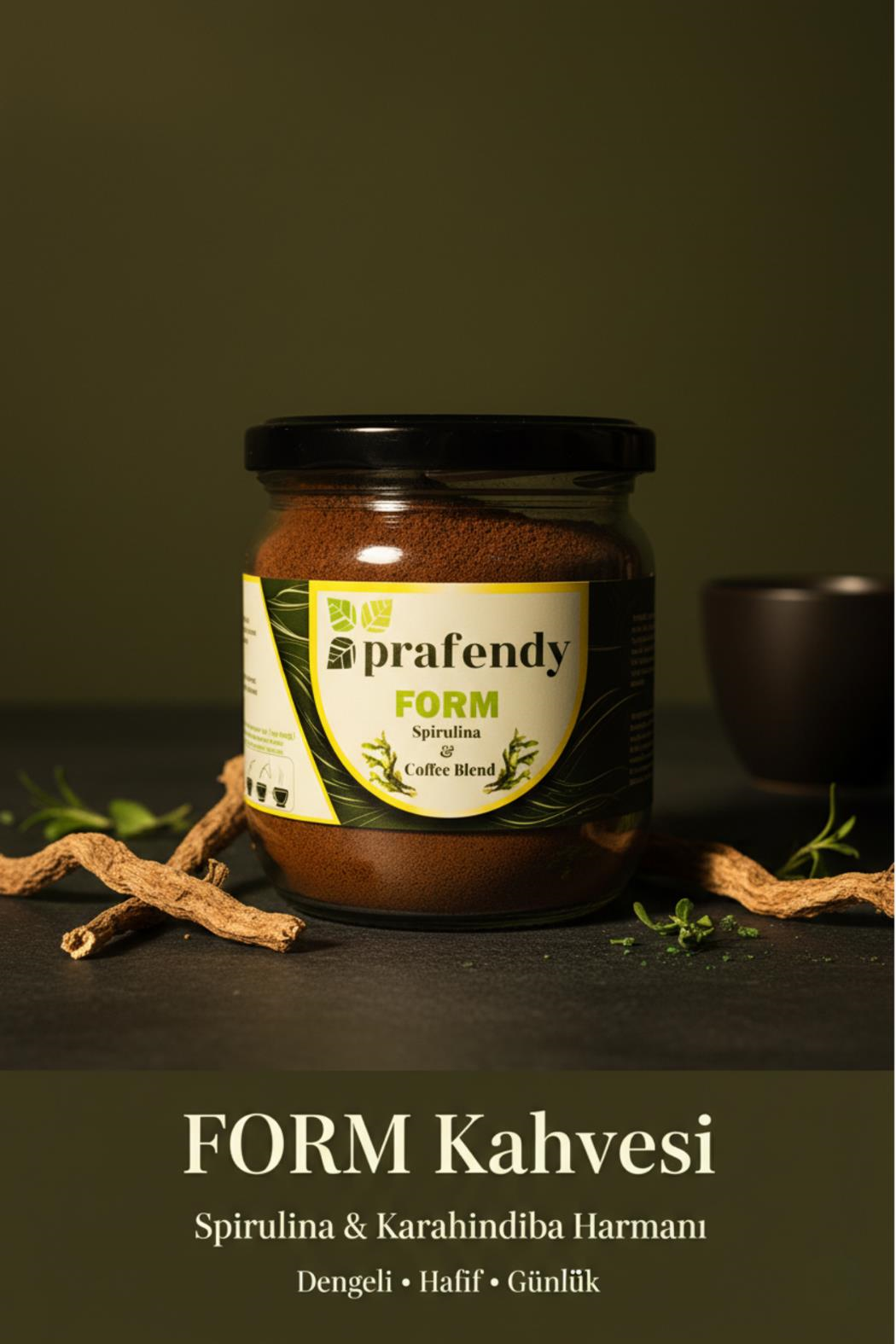 PRAFENDY FORM SPIRULINA KAHVE 125g - PRAFENDY