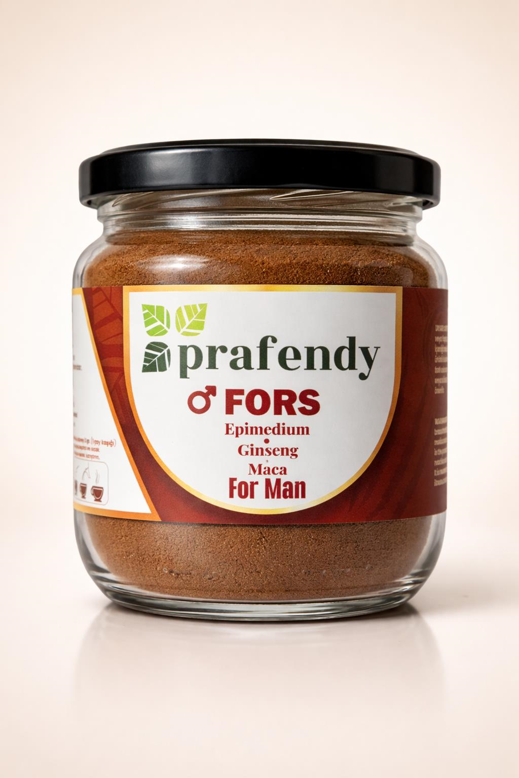PRAFENDY FORS Epimedium-Gingseng Karışımlı Erkeklere Özel Kahve 125g - PRAFENDY