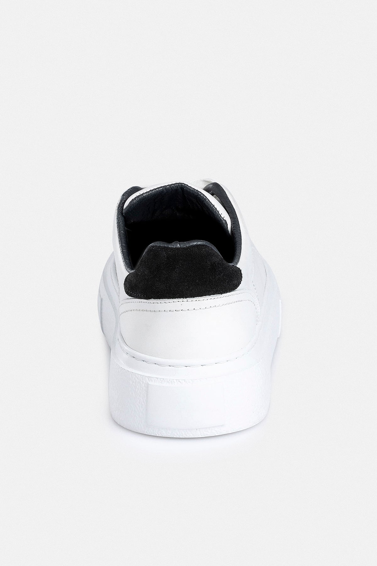 %100 Deri Termo Taban Beyaz Erkek Sneaker Ayakkabı