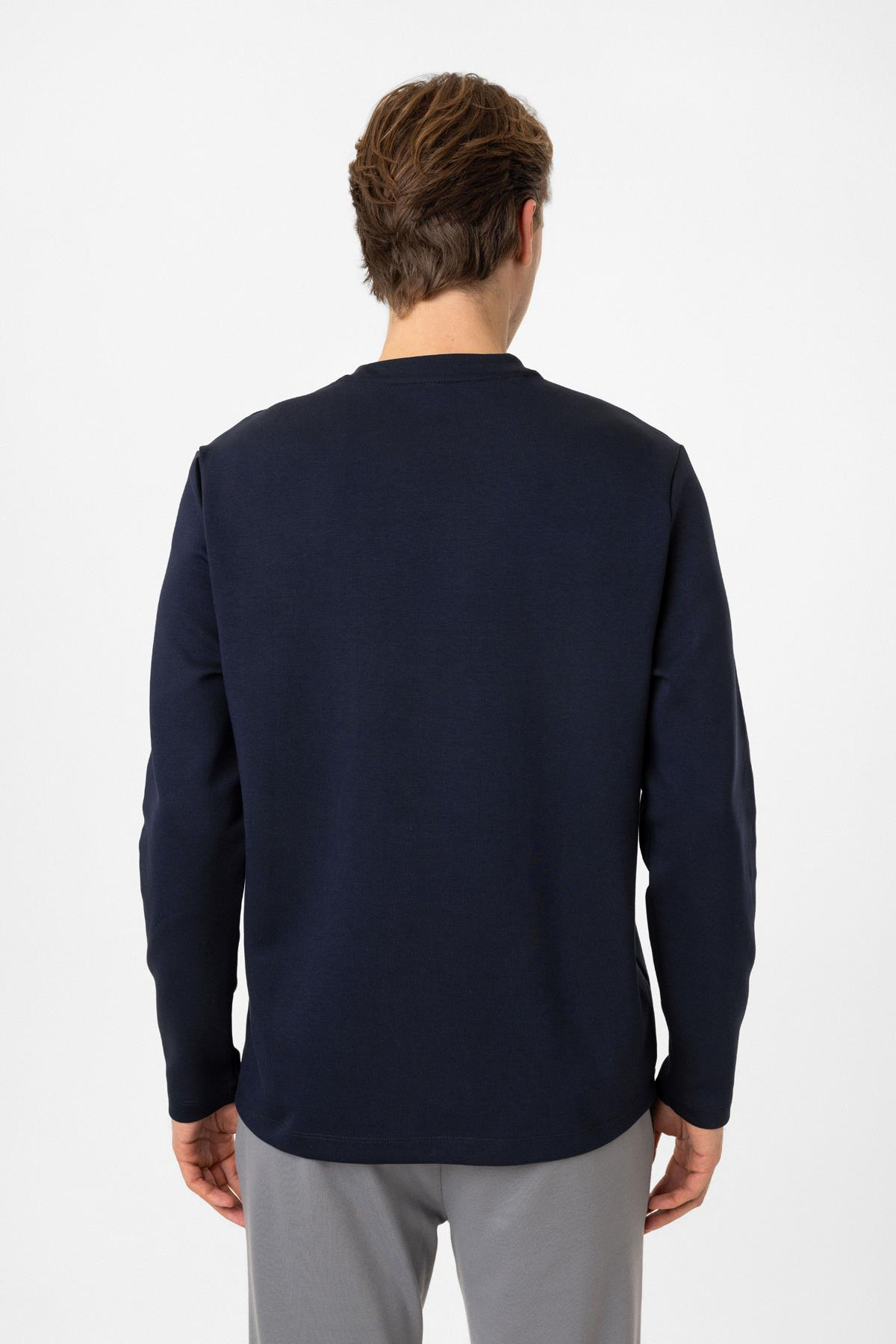 Bisiklet Yaka Regular Fit Sweatshirt