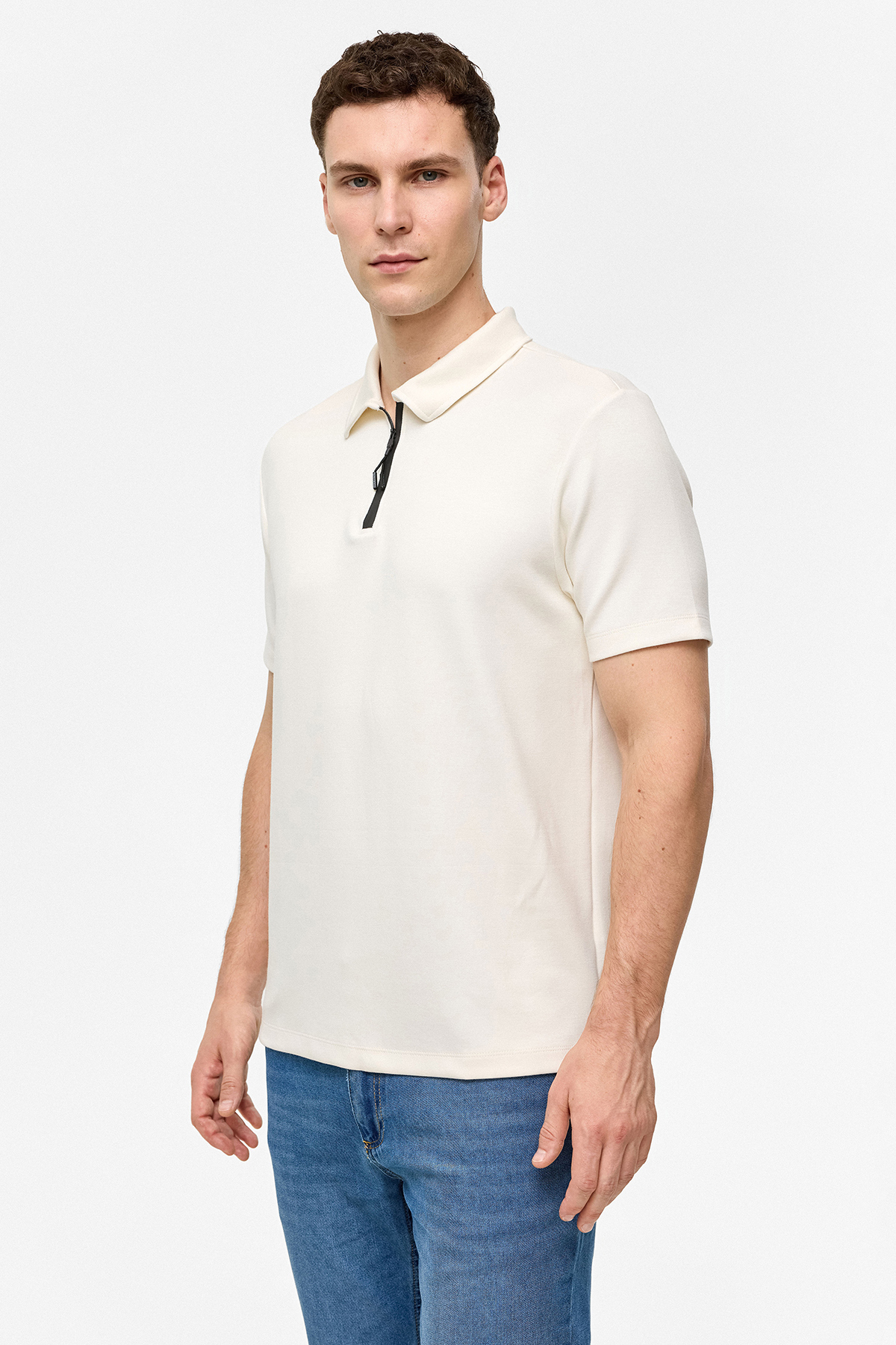 FERMUARLI POLO YAKA TSHIRT