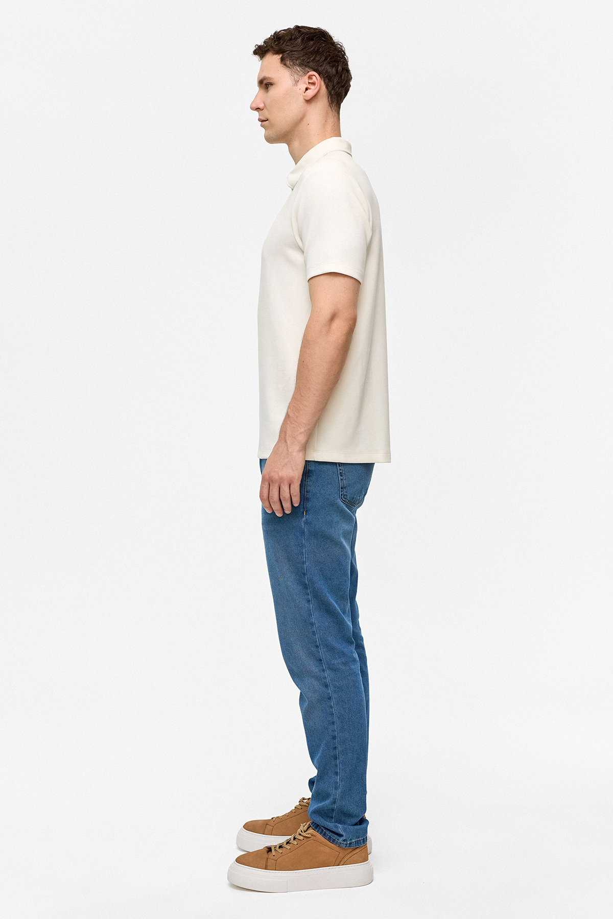 FERMUARLI POLO YAKA TSHIRT