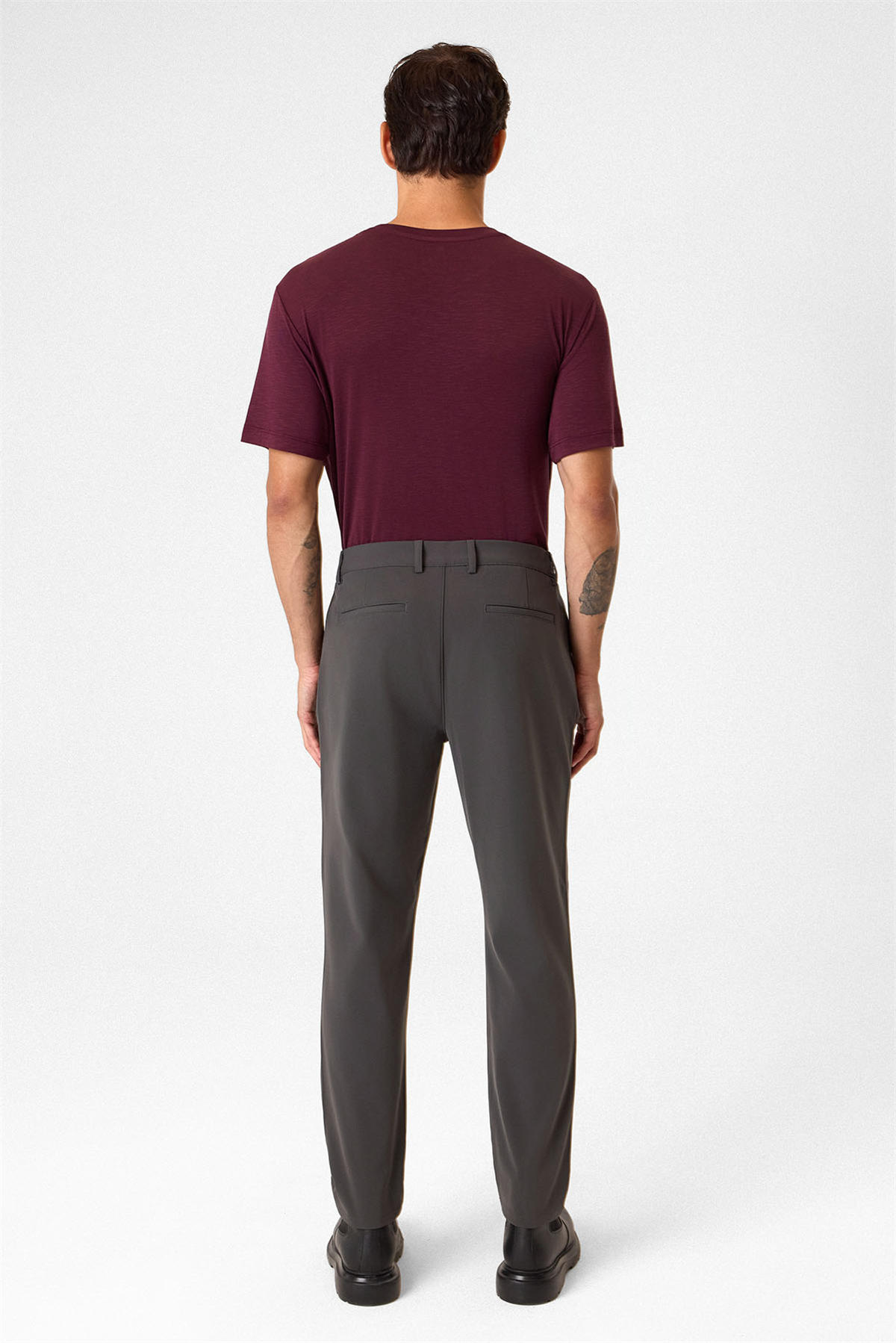 Gri Comfort Slim Jogger Pantolon
