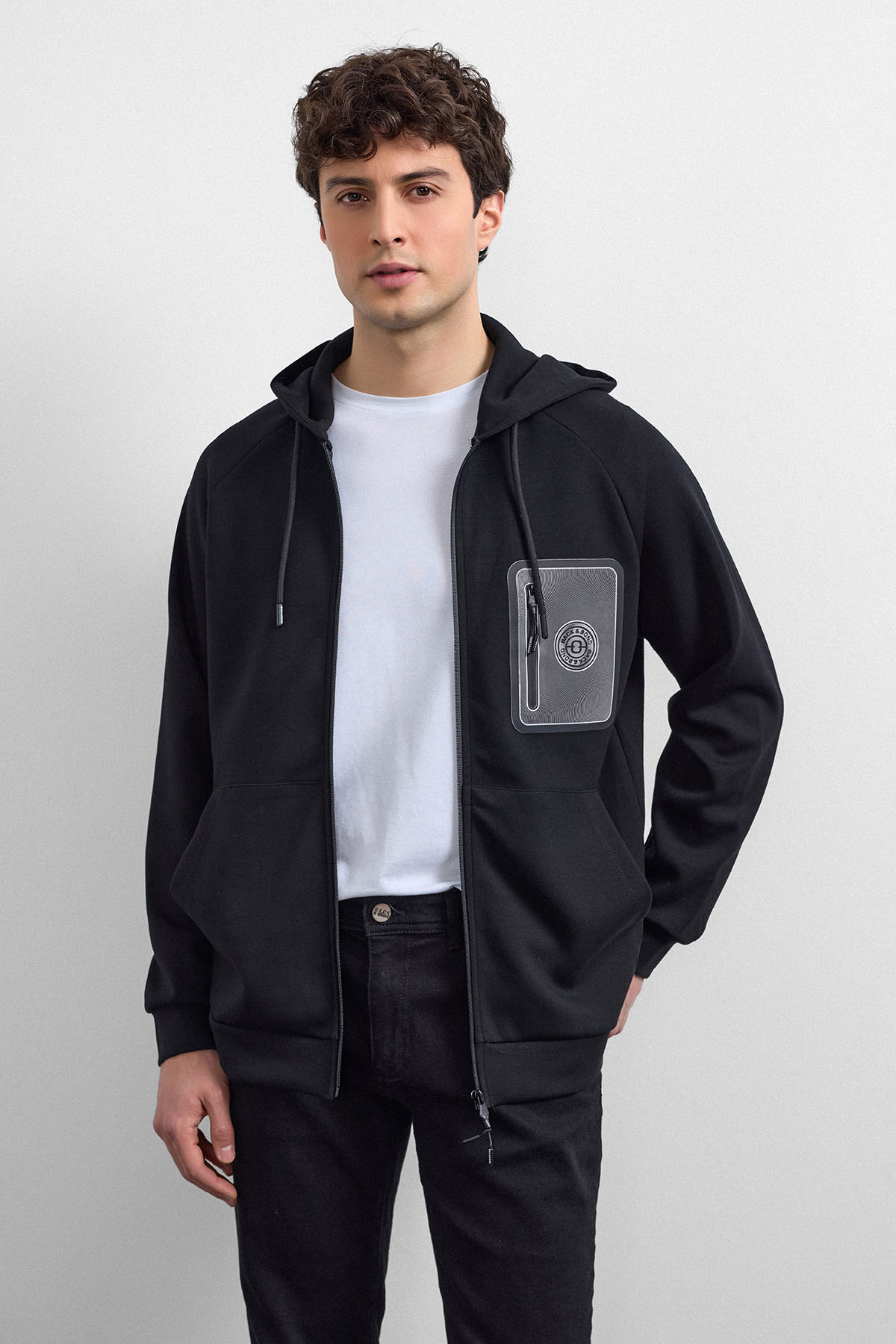 KAPÜŞONLU REGULAR FIT SWEAT HIRKA