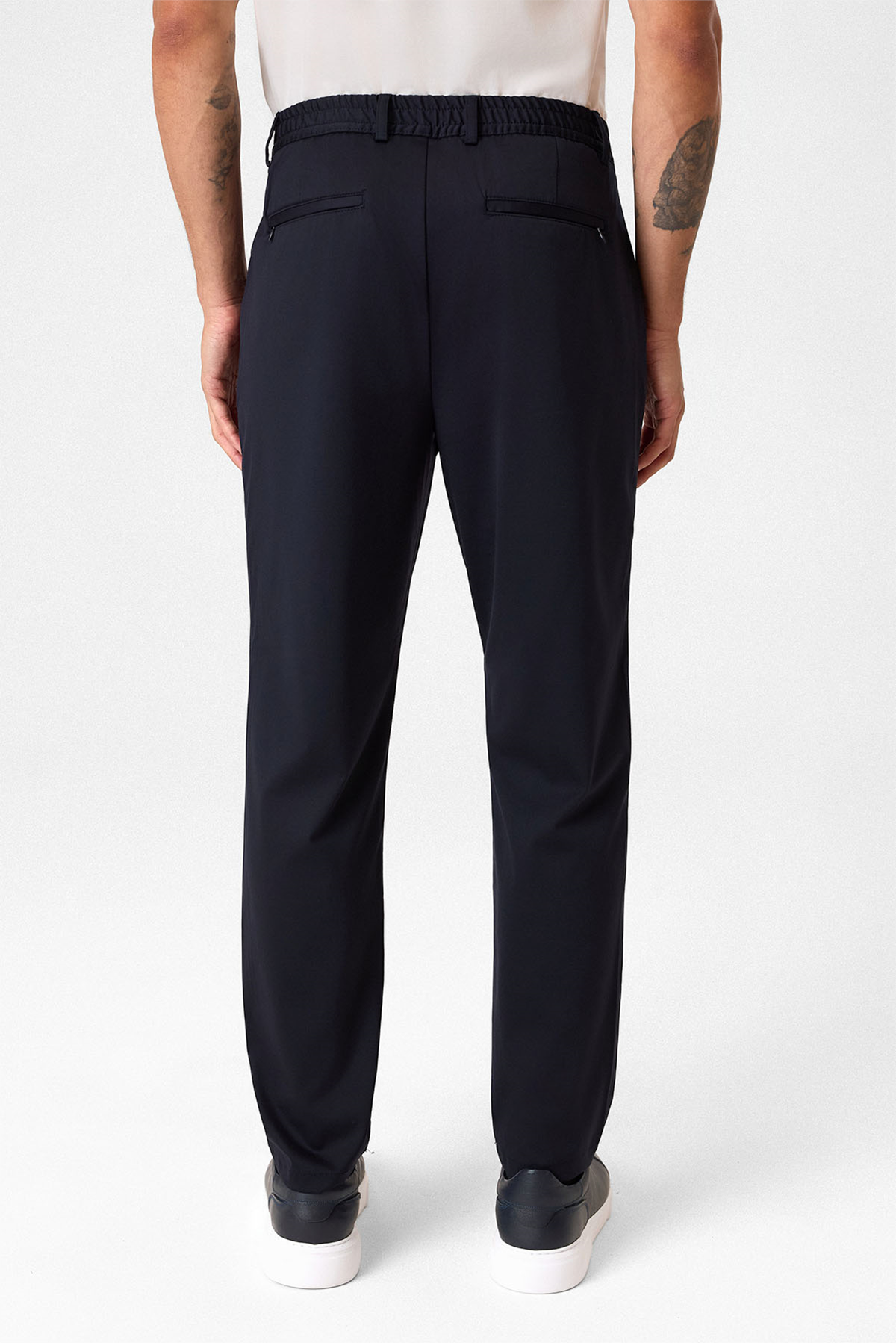 Lacivert Comfort Fit Jogger Pantolon