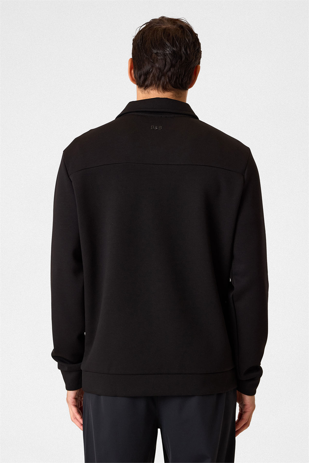 POLO YAKA YARIM FGERMUARLI SWEAT