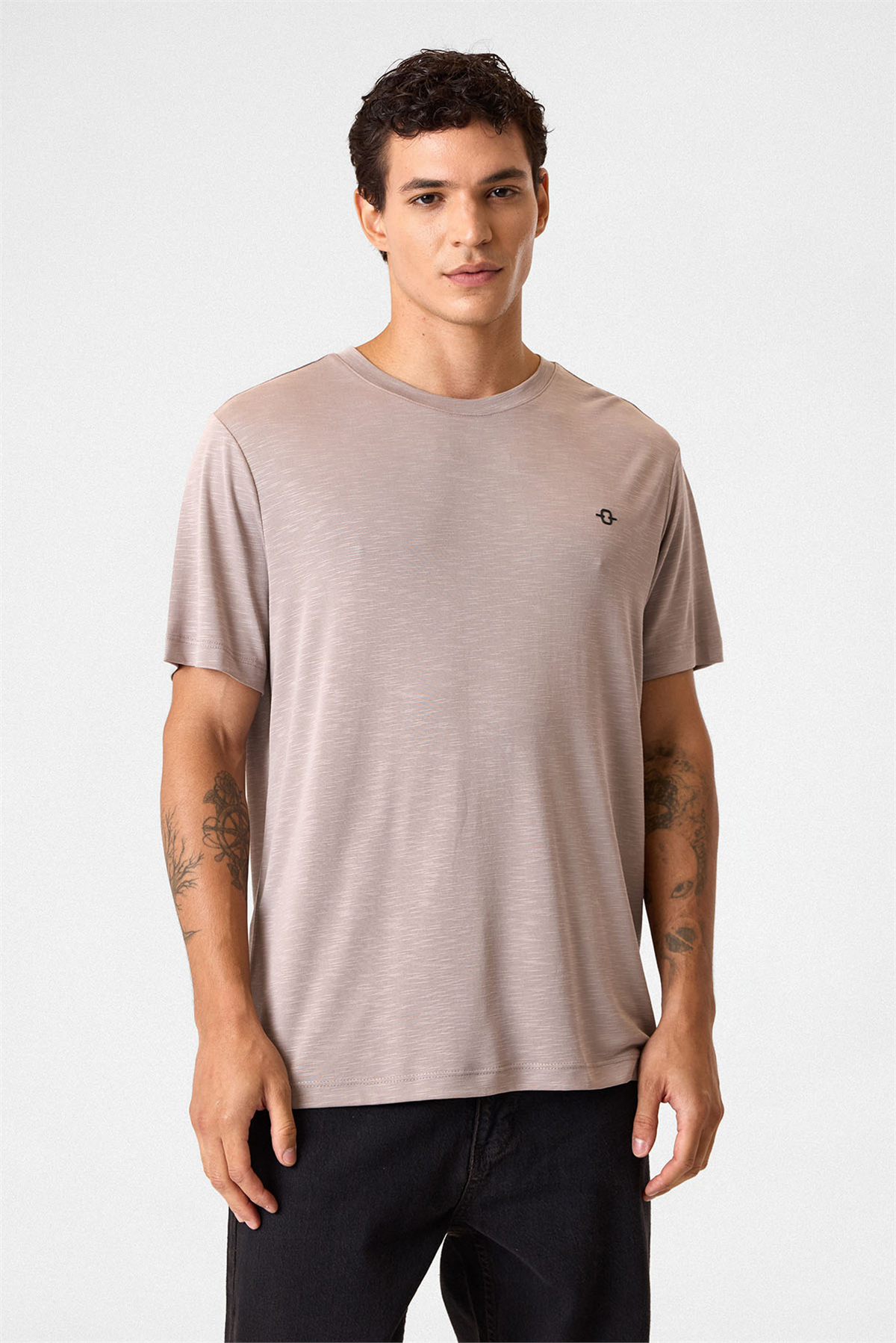 Regular Fit Basic Vizon Tişört
