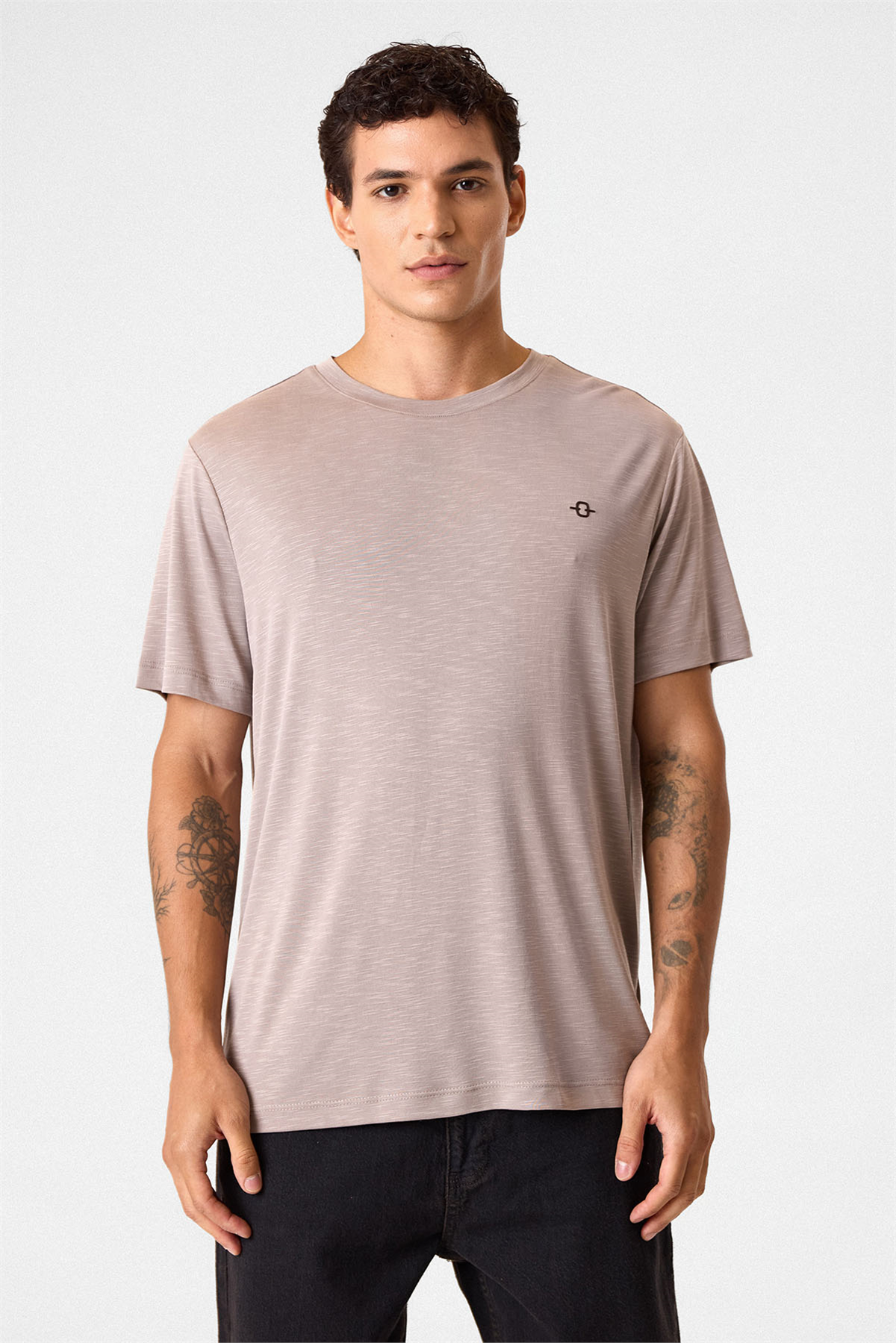 Regular Fit Basic Vizon Tişört
