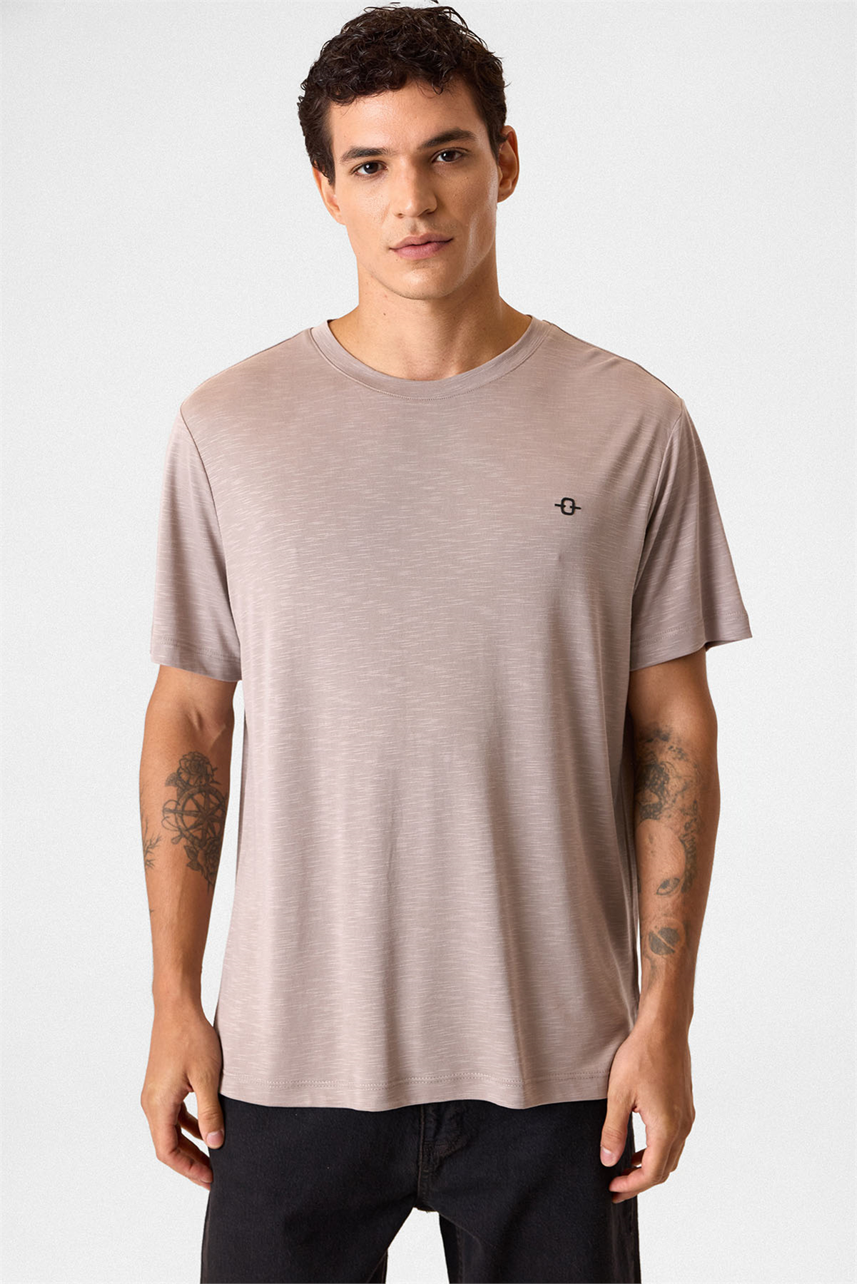 Regular Fit Basic Vizon Tişört
