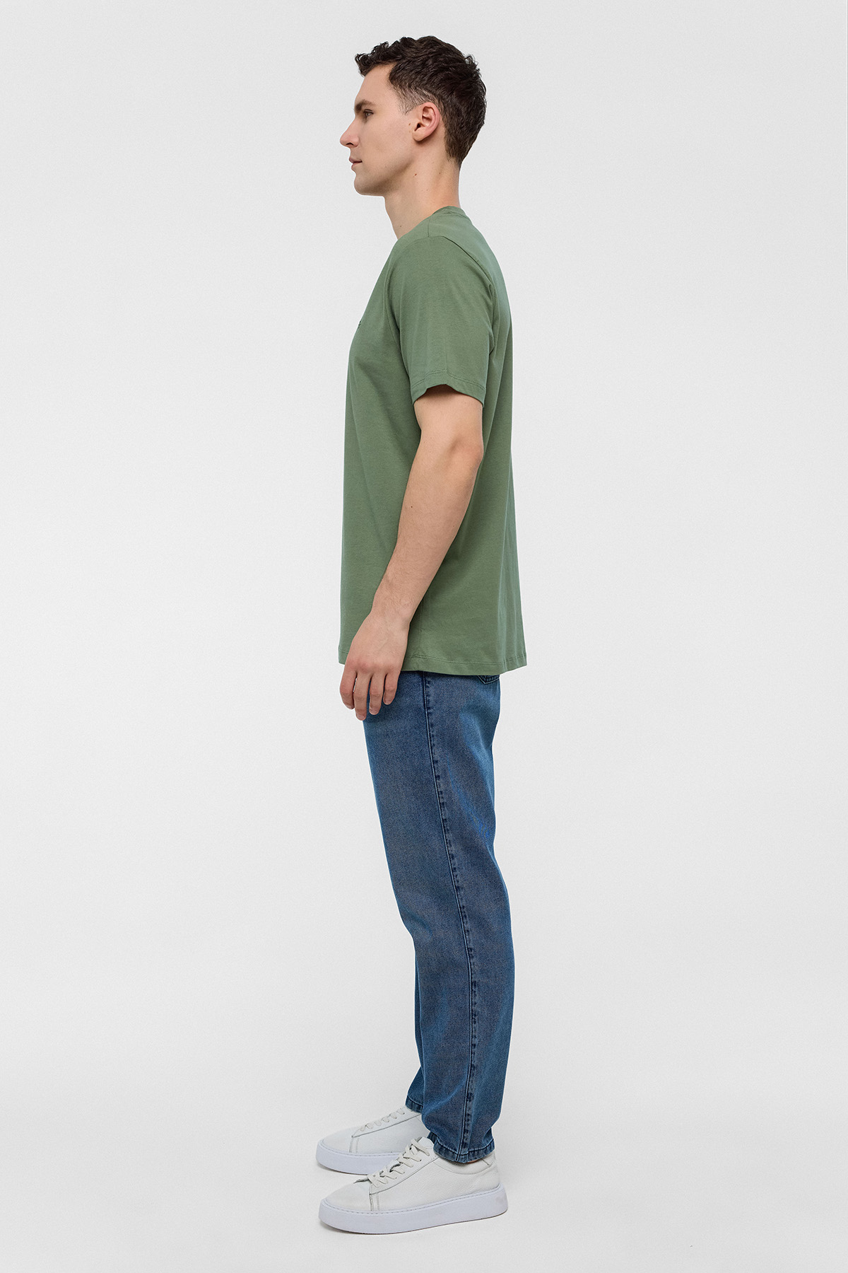 REGULAR FIT BİSİKLET YAKA BASİC TSHIRT