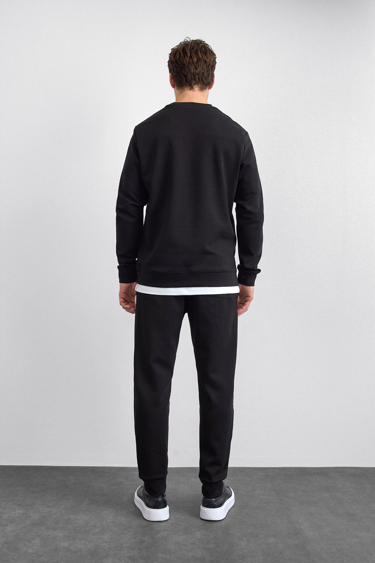 REGULAR FIT BİSİKLET YAKA SWEAT