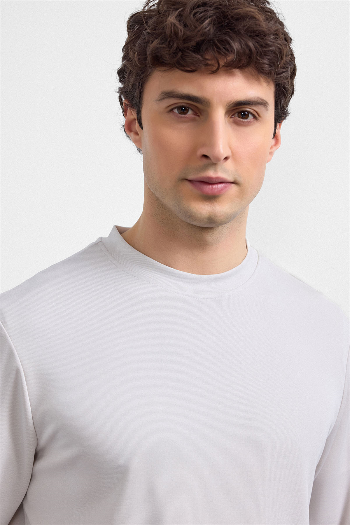 REGULAR FIT BİSİKLET YAKA SWEAT