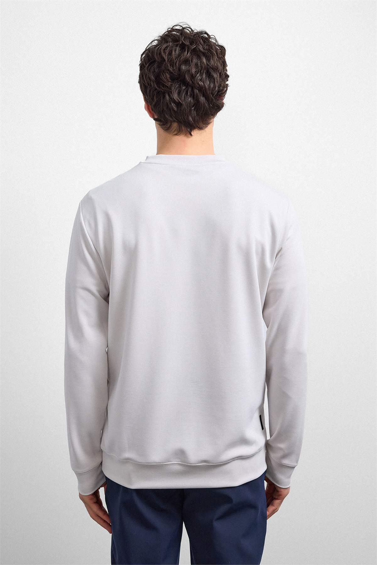 REGULAR FIT BİSİKLET YAKA SWEAT
