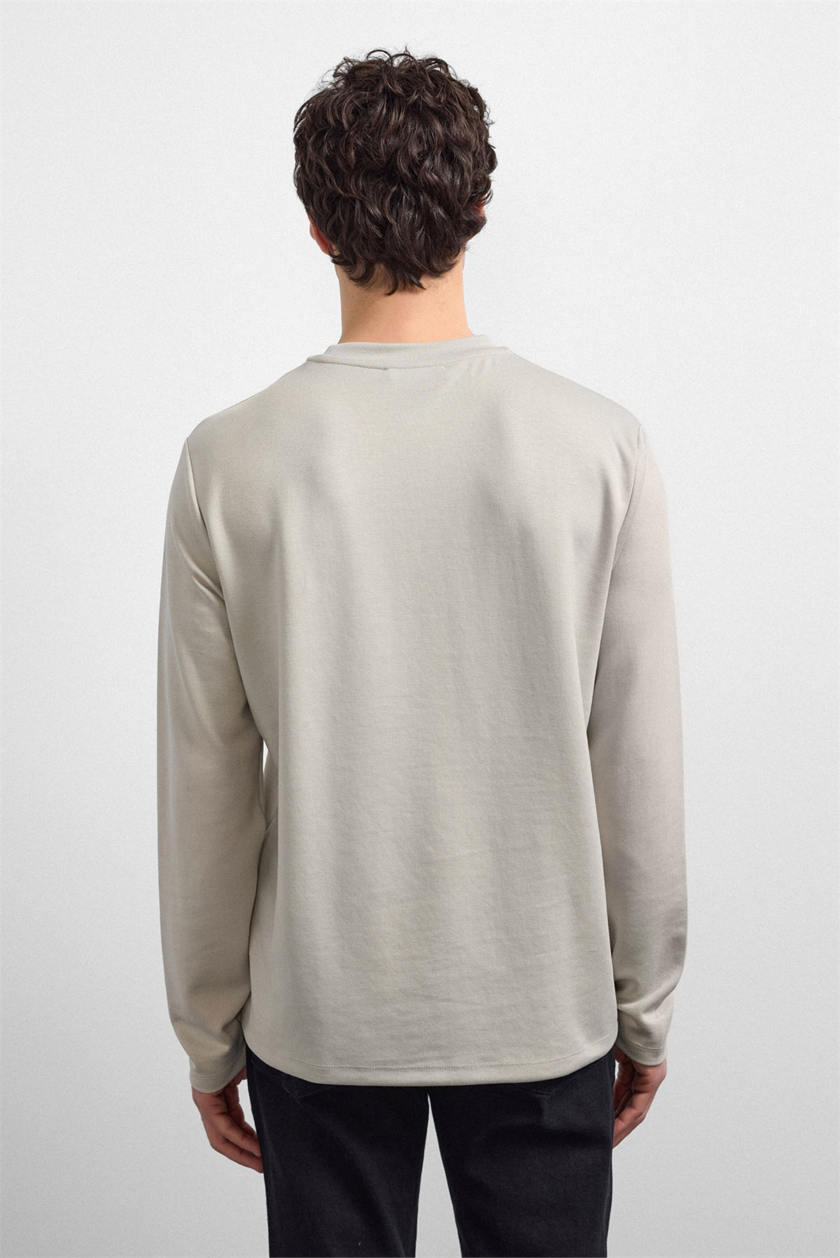 REGULAR FIT BİSİKLET YAKA SWEAT