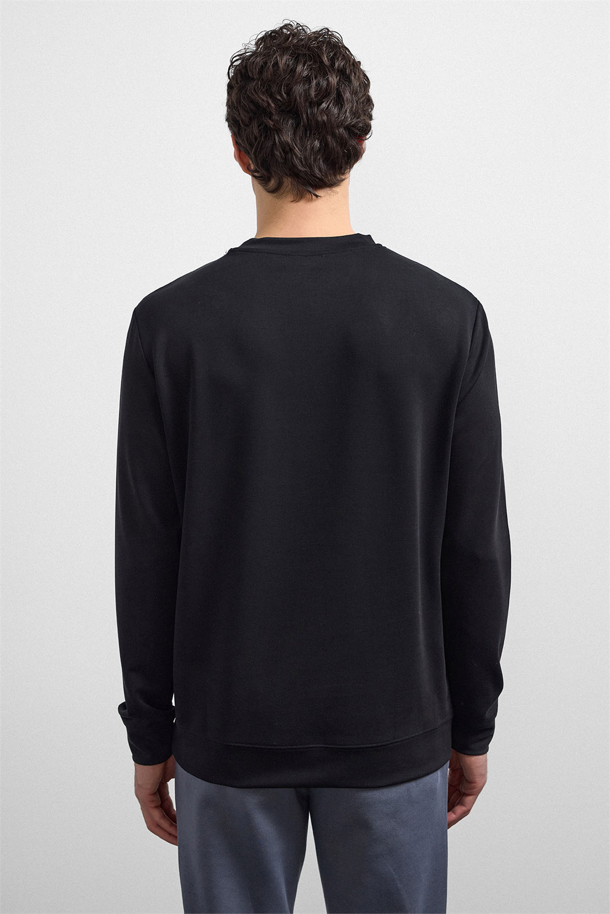 REGULAR FIT BİSİKLET YAKA SWEAT