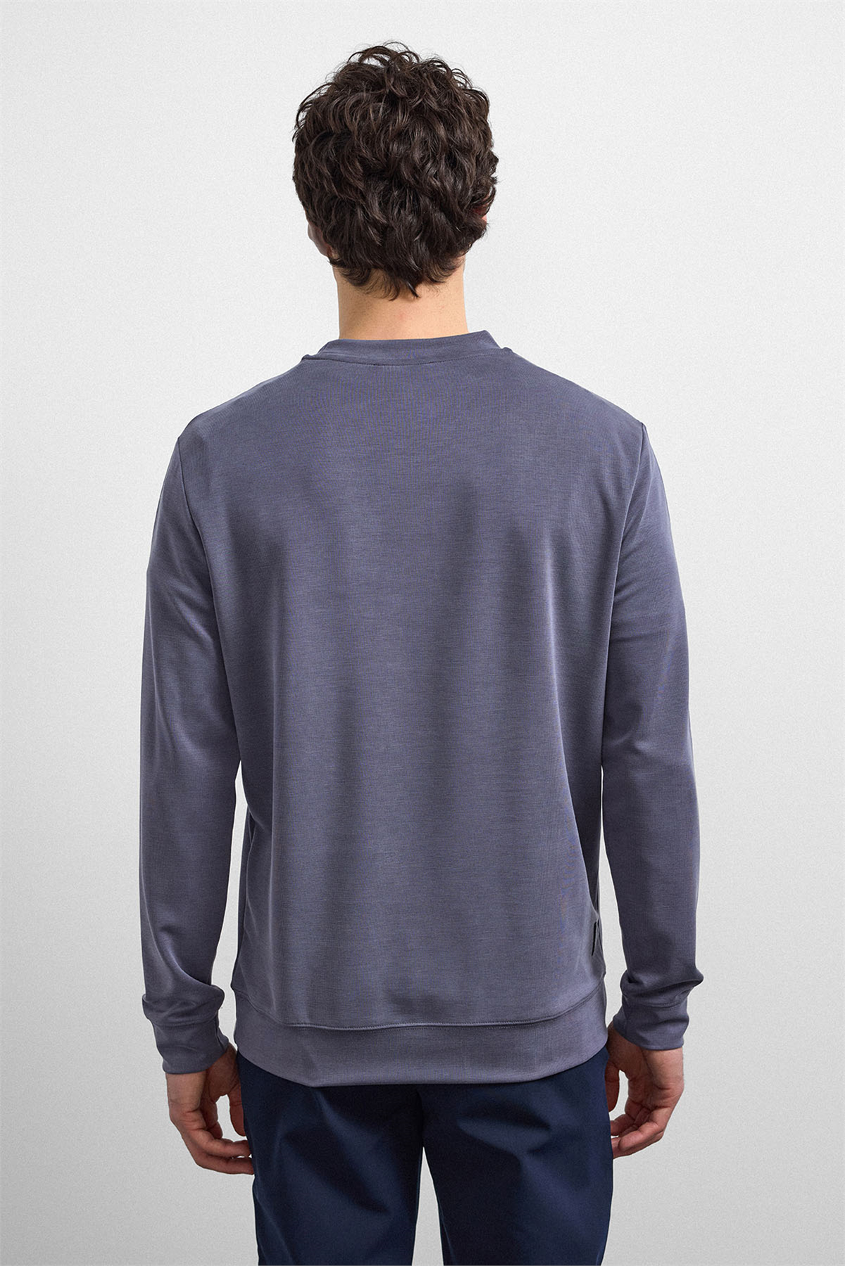 REGULAR FIT BİSİKLET YAKA SWEAT