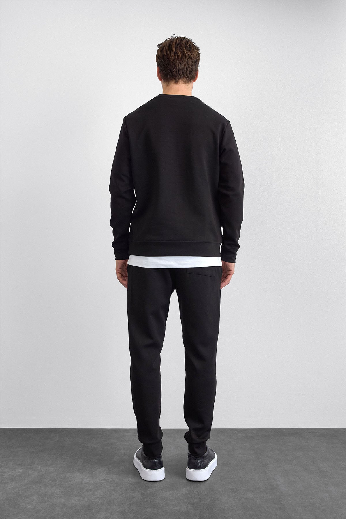REGULAR FIT BİSİKLET YAKA SWEAT