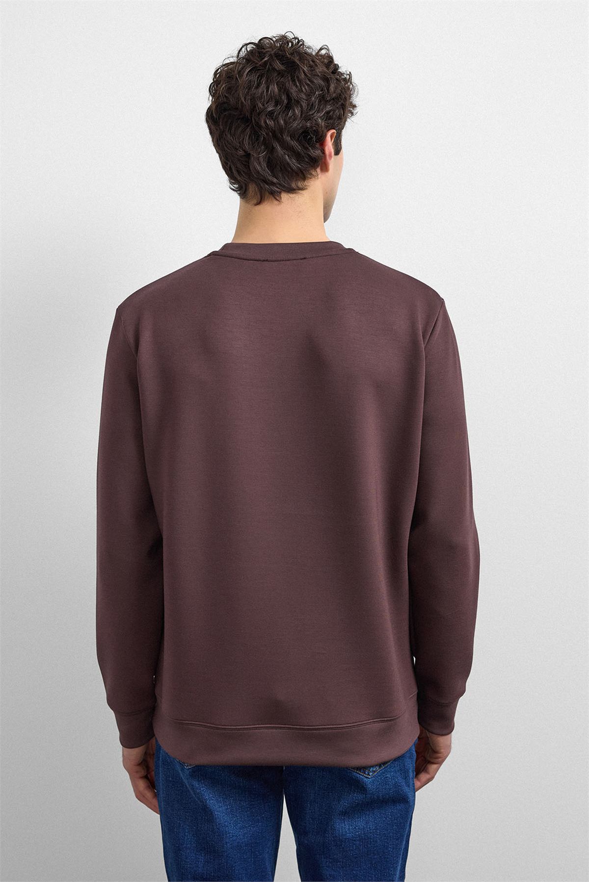 REGULAR FIT BİSİKLET YAKA SWEAT