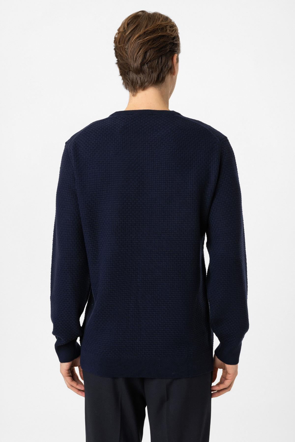 Regular Fit Bisiklet Yaka Triko Kazak