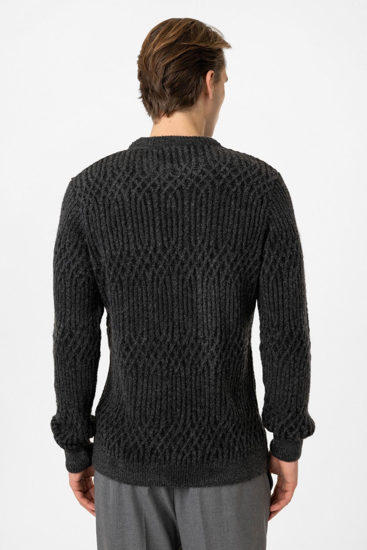 Regular Fit Bisiklet Yaka Triko Kazak